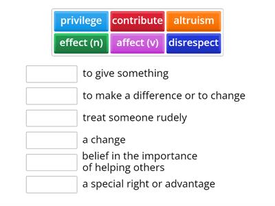 Edge Blue Cluster 1 vocab/Writing vocab for Semester 1 assessments