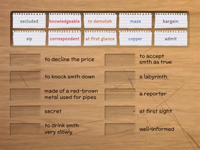 On Screen B1 (U6) definitions 