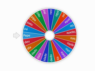 Roleta leitura - Letras P / T / D