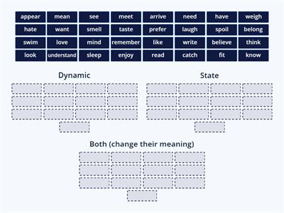  Dynamic & State verbs