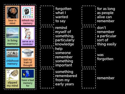 RoadMap B2. 3a Remember (memory idioms)