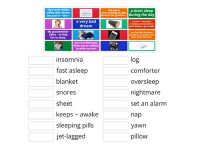 Sleeping Vocab