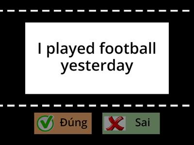 Past and Present - Correct or Incorrect