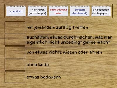 Wortschatz, B2 - Match Up