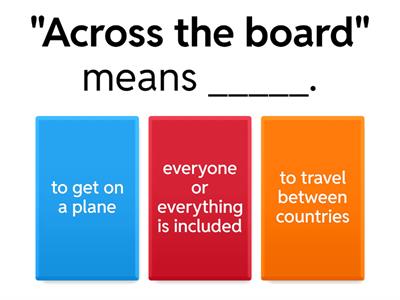 English Idioms B2+/C1