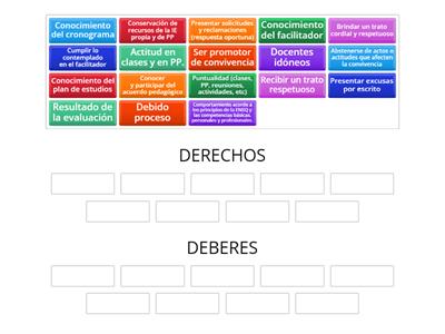 DEBERES Y DERECHOS DE LOS ESTUDIANTES DEL PFC - FACILITADOR