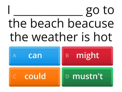 Modal Verbs - From English Grammar