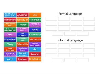 L2 Informal to Formal 