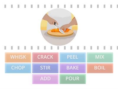 Cooking verbs Game