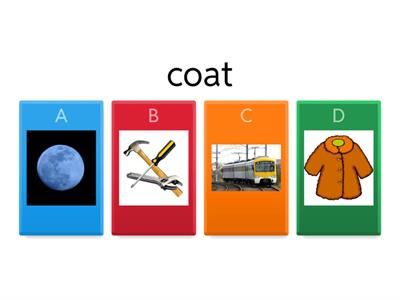 ai, oa words Match up