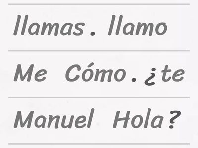 Испанский. Приветствие. 