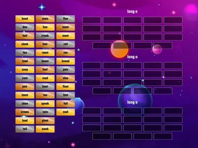 Vowel Digraphs ea, oa, ee, oe, ai