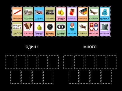 Один - много. Звук "Ш"