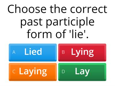 Advanced English Mastery Quiz