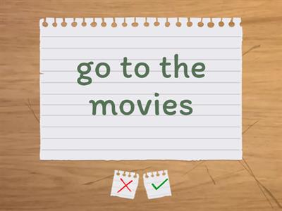 Free-time activities