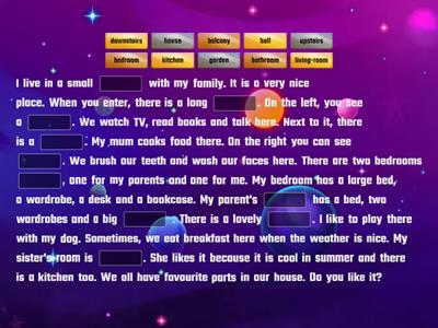 4 класс лексика House