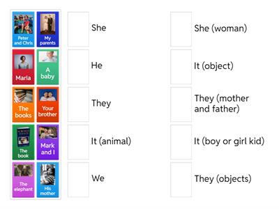 Subject Pronouns - Nouns GCS Unit 1 