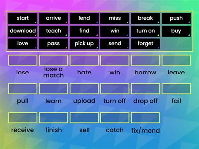 Opposite verbs A2-B1