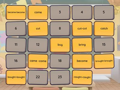 Irregular verbs (b-F)