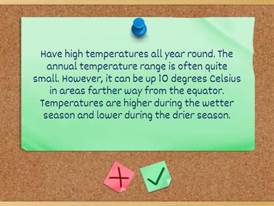 Characteristics of Tropical Marine Climate