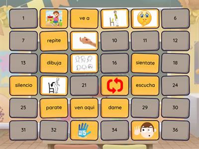 CLASSROOM Words Memory Game