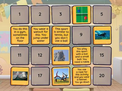 Adventure activities