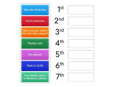 Buying underground tickets 2