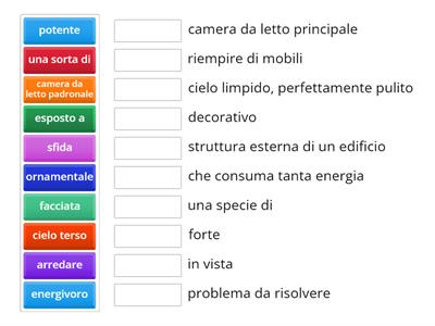 Bosco verticale - lessico