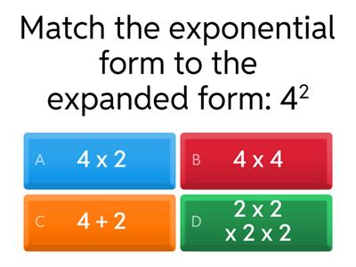 Exponent Practice