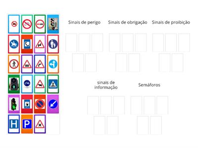 Tipos de sinais de trânsito