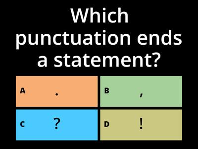 Functional Skills English Level 1: Punctuation and Grammar Quiz