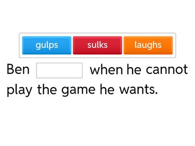 That Dog - Bk 3 - cloze sentences