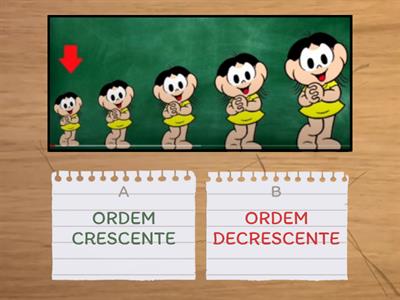  ORDEM CRESCENTE E DECRESCENTE