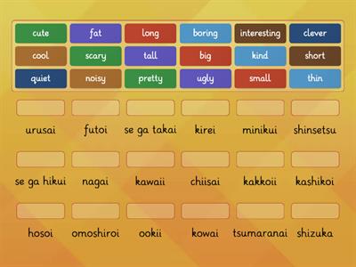 Japanese Adjectives