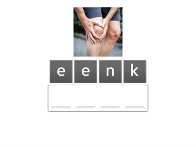 Silent K Word Unjumble