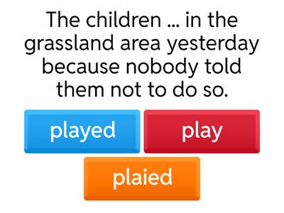 Past Simple regular affirmative