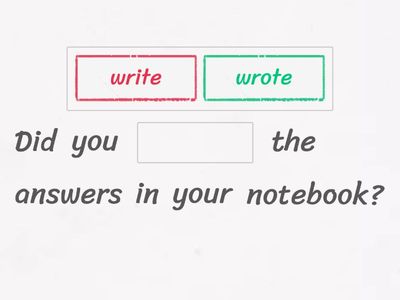 Simple Past Tense - Yes or No Questions