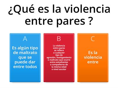 Violencia entre pares 