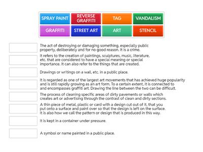 Street Art vocab 1