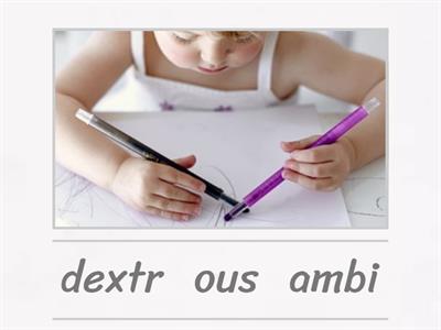 Latin roots and affixes