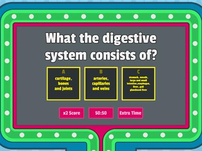 The Digestive System game