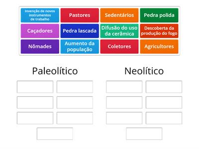 Paleolítico e Neolítico