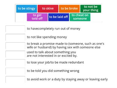 Informal expressions for common problems