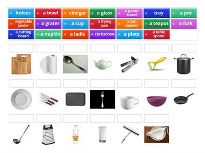 Kitchen Utensils Match-Up