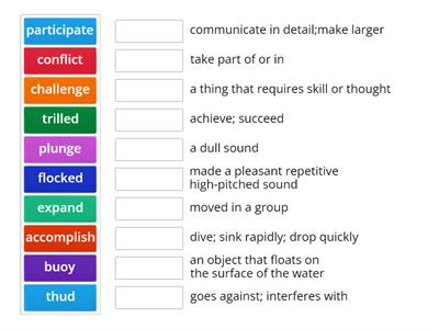 Unit 3, Week 5 - Academic and Weekly Vocab Words