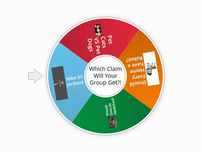 Argumentitive Claim Wheel!!!!