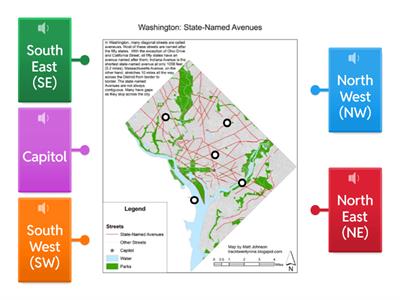 Washinton DC Map