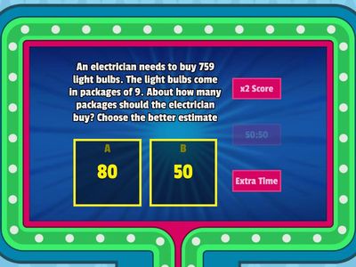 Divide by 1-digit number - Pick the better estimate