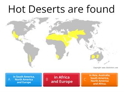 Hot Desert Ecosystems