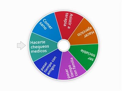 Ruleta de habitos saludables